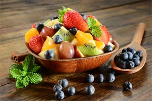 tasty bowl of fruit