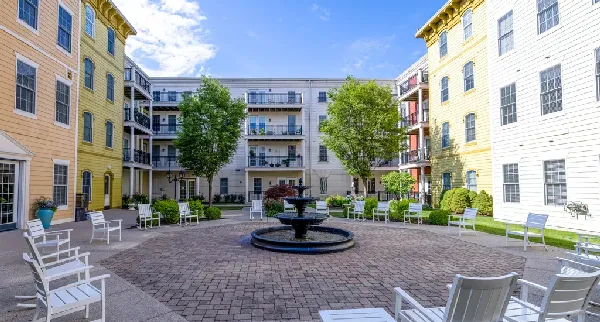 The Stratford Carmel Indiana | Exterior Courtyard | 2021-96