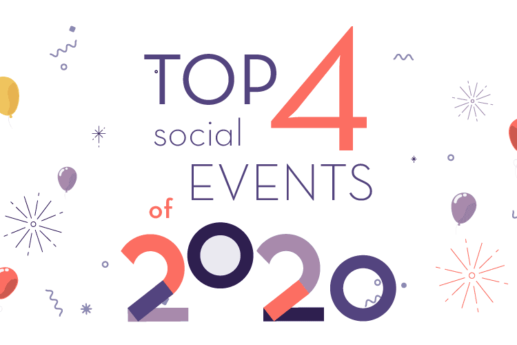 Top 4 Social Events of 2020